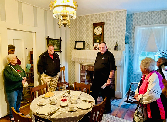 Orange County Indiana Historical Society Enjoys A Behind The Scenes Of The Historic Lindley House